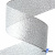 Лента металлизированная "ОмТекс", 50 мм/уп.22,8+/-0,5м, цв.- серебро - купить в Междуреченске. Цена: 149.71 руб.