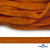 Шнур плетеный (плоский) d-12 мм, (уп.90+/-1м), 100% полиэстер, цв.267 - оранжевый - купить в Междуреченске. Цена: 8.62 руб.