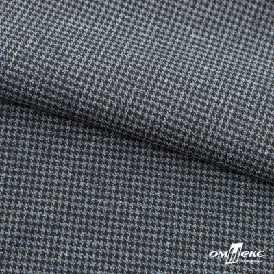 Ткань костюмная Пье-де-пуль 24013, 210 гр/м2, шир.150см, цвет чёрн/св.серый - купить в Междуреченске. Цена 334.18 руб.