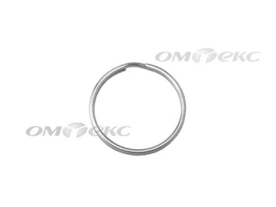 Кольцо металлическое d-20 мм, цв.-никель - купить в Междуреченске. Цена: 3.19 руб.