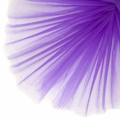 Фатин матовый 16-85, 12 гр/м2, шир.300см, цвет фиолетовый - купить в Междуреченске. Цена 96.31 руб.