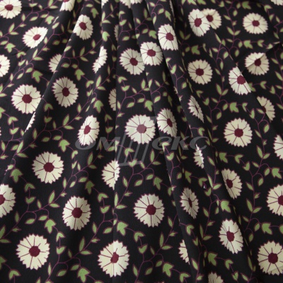 Плательная ткань "Фламенко" 10.1, 80 гр/м2, шир.150 см, принт растительный - купить в Междуреченске. Цена 241.49 руб.