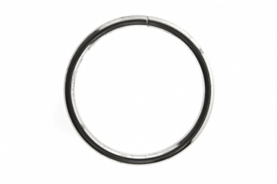 Кольцо металлическое №40 мм, цв.-никель - купить в Междуреченске. Цена: 4.45 руб.