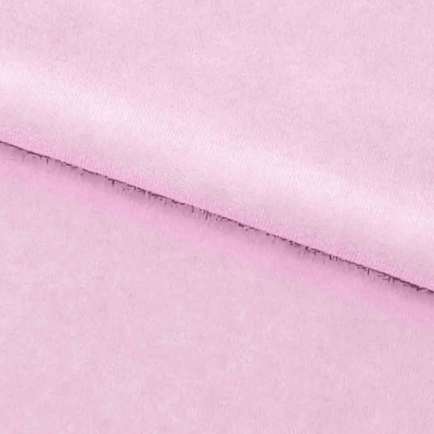 Велюр JS LIGHT 1, 220 гр/м2, шир.150 см, (3,3 м/кг), цвет бл.розовый - купить в Междуреченске. Цена 1 055.34 руб.