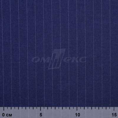 Костюмная ткань "Жаклин", 188 гр/м2, шир. 150 см, цвет тёмно-синий - купить в Междуреченске. Цена 426.49 руб.