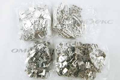 Крючки брючные 4 шипа "Стром" 144 шт. никель - купить в Междуреченске. Цена: 383.97 руб.