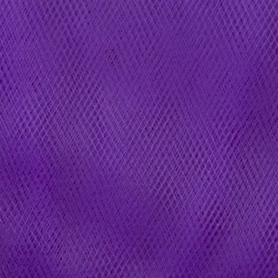 Фатин матовый 16-85, 12 гр/м2, шир.300см, цвет фиолетовый - купить в Междуреченске. Цена 96.31 руб.