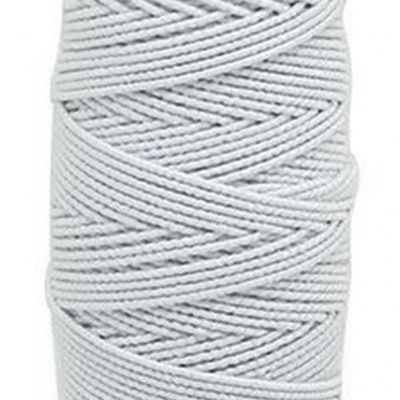 Нитка - резинка Спандекс 25 м (уп-10шт)-белые - купить в Междуреченске. Цена: 35.65 руб.