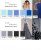 Креп стрейч Амузен 14-4121, 85 гр/м2, шир.150см, цвет голубой - купить в Междуреченске. Цена 194.07 руб.