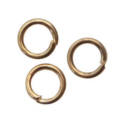 Кольцо  соединительное для бижутерии 4 мм, цв.-золото - купить в Междуреченске. Цена: 0.41 руб.