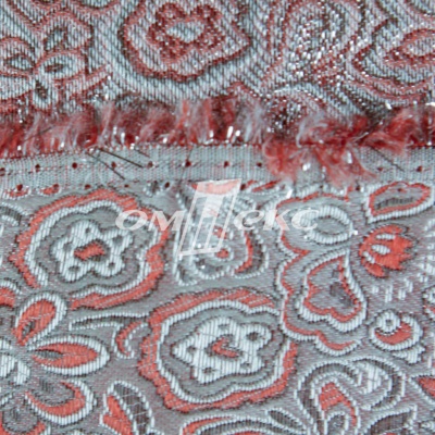 Ткань костюмная жаккард, 135 гр/м2, шир.150см, цвет красный№12 - купить в Междуреченске. Цена 441.92 руб.
