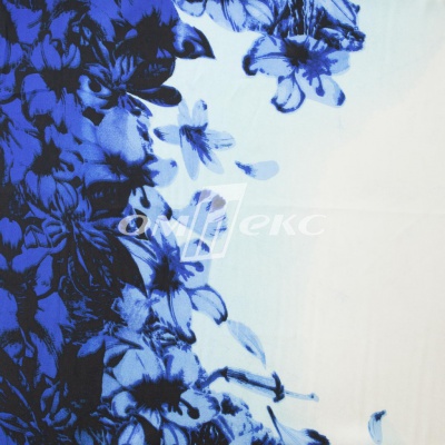 Плательная ткань "Фламенко" 19.1, 80 гр/м2, шир.150 см, принт растительный - купить в Междуреченске. Цена 241.49 руб.