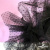 Евро-фатин горох, 100% полиэфир, 15 г/м2, 150 см. 16-167/черный - купить в Междуреченске. Цена 241.13 руб.