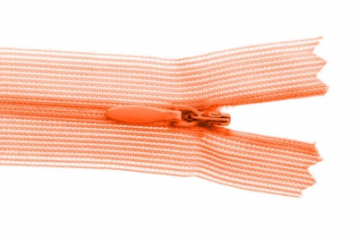 Молния потайная Т3 849, 20 см, капрон, цвет оранжевый - купить в Междуреченске. Цена: 5.12 руб.