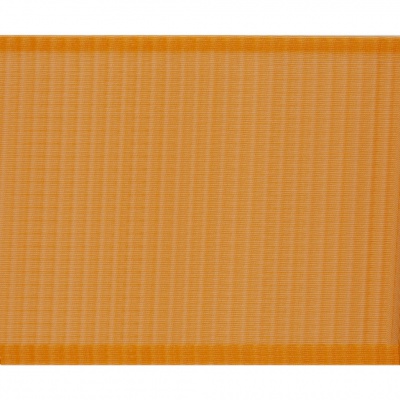 Лента капроновая "Гофре", шир. 110 мм/уп. 50 м, цвет оранжевый - купить в Междуреченске. Цена: 26.93 руб.