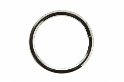 Кольцо металлическое d-3 х 32 мм, цв.-никель - купить в Междуреченске. Цена: 3.92 руб.