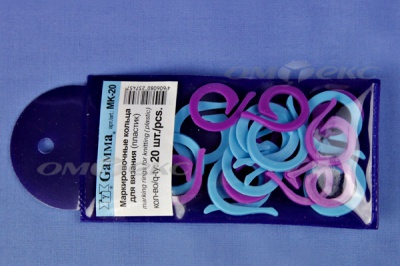 Кольцо маркировочное пластик МК-20, 20 мм для вязания (20 шт) - купить в Междуреченске. Цена: 88.80 руб.