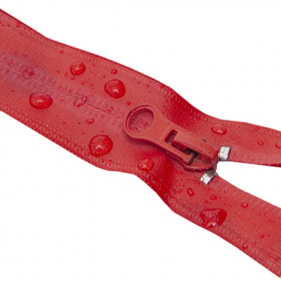 Молния водонепроницаемая PVC Т-7, 90 см, разъемная, цвет (820) красный - купить в Междуреченске. Цена: 61.81 руб.
