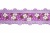 Тесьма декоративная 0385-6169, шир. 25 мм/уп. 22,8+/-1 м, цвет 01-фиолетовый - купить в Междуреченске. Цена: 387.43 руб.