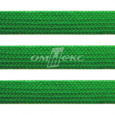Шнур 15мм плоский (100+/-1м) №16 зеленый - купить в Междуреченске. Цена: 10.32 руб.