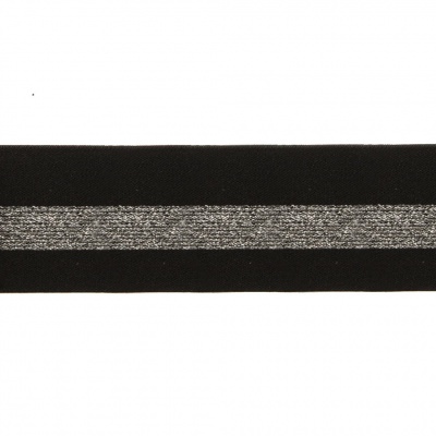 #2/6-Лента эластичная вязаная с рисунком шир.52 мм (45,7+/-0,5 м/бобина) - купить в Междуреченске. Цена: 69.33 руб.