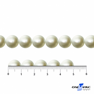 0404-5146В-Полубусины пластиковые круглые "ОмТекс", 10 мм, (уп.50гр=175+/-3шт), цв.065-молочный - купить в Междуреченске. Цена: 63.46 руб.