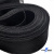 Регилиновая лента мягкая, пластик, шир.40мм, (уп.22+/-0,5м), цв.- черный - купить в Междуреченске. Цена: 294 руб.