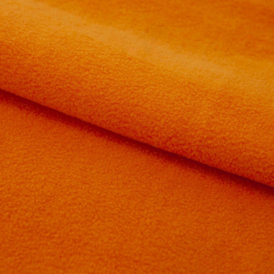 Флис DTY 16-1358, 250 г/м2, шир. 150 см, цвет оранжевый - купить в Междуреченске. Цена 640.46 руб.