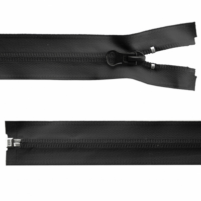Молния водонепроницаемая PVC Т-7, 100 см, разъемная, цвет чёрный - купить в Междуреченске. Цена: 61.89 руб.