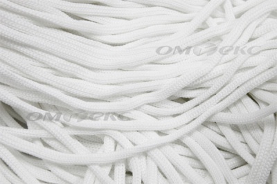 Шнур Т-02 (4с2) мелкое плетение 4мм 100 м белый - купить в Междуреченске. Цена: 2.50 руб.