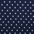 Креп стрейч Амузен, 85 г/м2, 19-3920 (т.синий)/белый крупный горох, шир.150 см - купить в Междуреченске. Цена 220.50 руб.