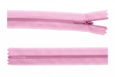 Молния потайная Т3 513, 50 см, капрон, цвет св.розовый - купить в Междуреченске. Цена: 8.62 руб.