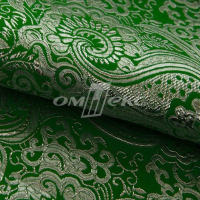 Ткань костюмная жаккард №4, 140 гр/м2, шир.150см, цвет зелёный - купить в Междуреченске. Цена 383.29 руб.