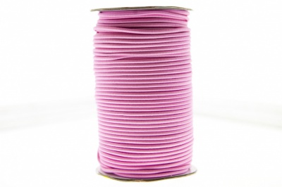 0370-1301-Шнур эластичный 3 мм, (уп.100+/-1м), цв.141- розовый - купить в Междуреченске. Цена: 459.62 руб.