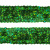 Тесьма с пайетками D4, шир. 20 мм/уп. 25+/-1 м, цвет зелёный - купить в Междуреченске. Цена: 778.19 руб.