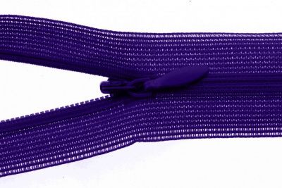 Молния потайная Т3 866, 50 см, капрон, цвет фиолетовый - купить в Междуреченске. Цена: 8.62 руб.