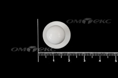 Пуговица поварская "Пукля", 10 мм, цвет белый - купить в Междуреченске. Цена: 2.28 руб.