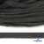 Шнур плетеный d-8 мм плоский, 70% хлопок 30% полиэстер, уп.85+/-1 м, цв.1026-серый - купить в Междуреченске. Цена: 735 руб.