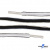 Шнурки #4-27, круглые 130 см, двухцветные (черно/белый) - купить в Междуреченске. Цена: 47.04 руб.