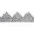 Тесьма металлизированная 0384-0240, шир. 40 мм/уп. 25+/-1 м, цвет серебро - купить в Междуреченске. Цена: 490.74 руб.