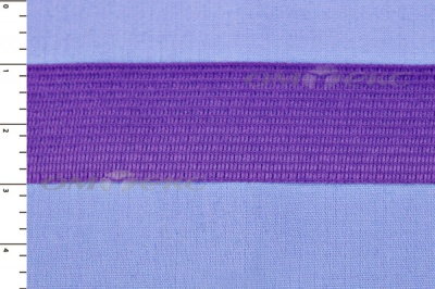 Окантовочная тесьма №0225, шир. 22 мм (в упак. 100 м), цвет фиолет - купить в Междуреченске. Цена: 271.60 руб.