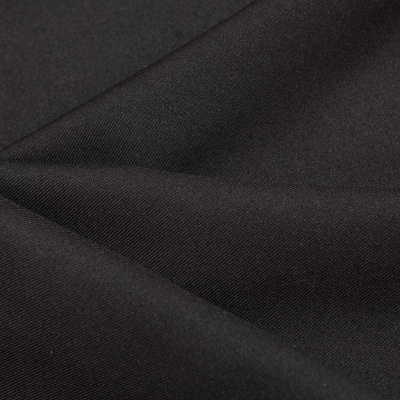Ткань костюмная 21010 2044, 225 гр/м2, шир.150см, цвет черный - купить в Междуреченске. Цена 394.71 руб.
