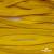 Шнур плетеный (плоский) d-12 мм, (уп.90+/-1м), 100% полиэстер, цв.269 - жёлтый - купить в Междуреченске. Цена: 8.62 руб.