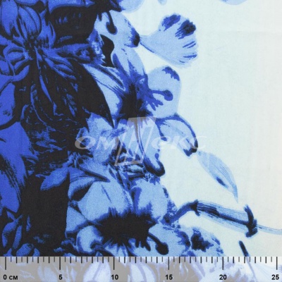 Плательная ткань "Фламенко" 19.1, 80 гр/м2, шир.150 см, принт растительный - купить в Междуреченске. Цена 243.96 руб.