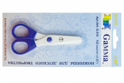 Ножницы G-510 детские 123 мм - купить в Междуреченске. Цена: 137.45 руб.