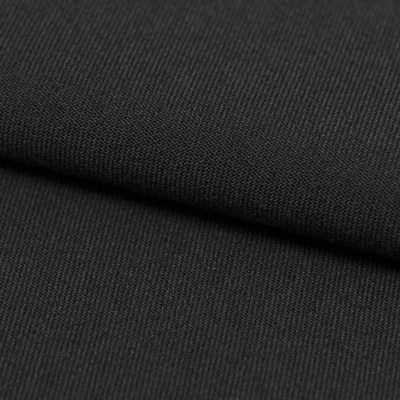 Костюмная ткань с вискозой "Рошель", 250 гр/м2, шир.150см, цвет чёрный - купить в Междуреченске. Цена 438.12 руб.