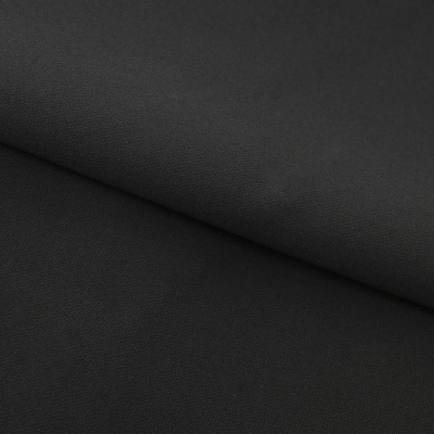 Костюмная ткань "Элис", 200 гр/м2, шир.150см, цвет чёрный - купить в Междуреченске. Цена 306.20 руб.