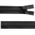 Молния водонепроницаемая PVC Т-7, 20 см, неразъемная, цвет чёрный - купить в Междуреченске. Цена: 21.56 руб.