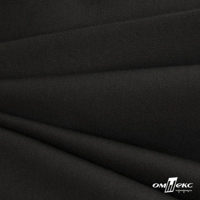 Костюмная ткань с вискозой "Диана", 260 гр/м2, шир.150см, цвет чёрный - купить в Междуреченске. Цена 434.07 руб.