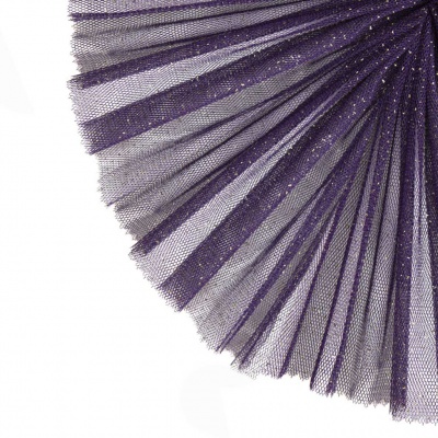 Сетка Глиттер, 24 г/м2, шир.145 см., пурпурный - купить в Междуреченске. Цена 117.24 руб.